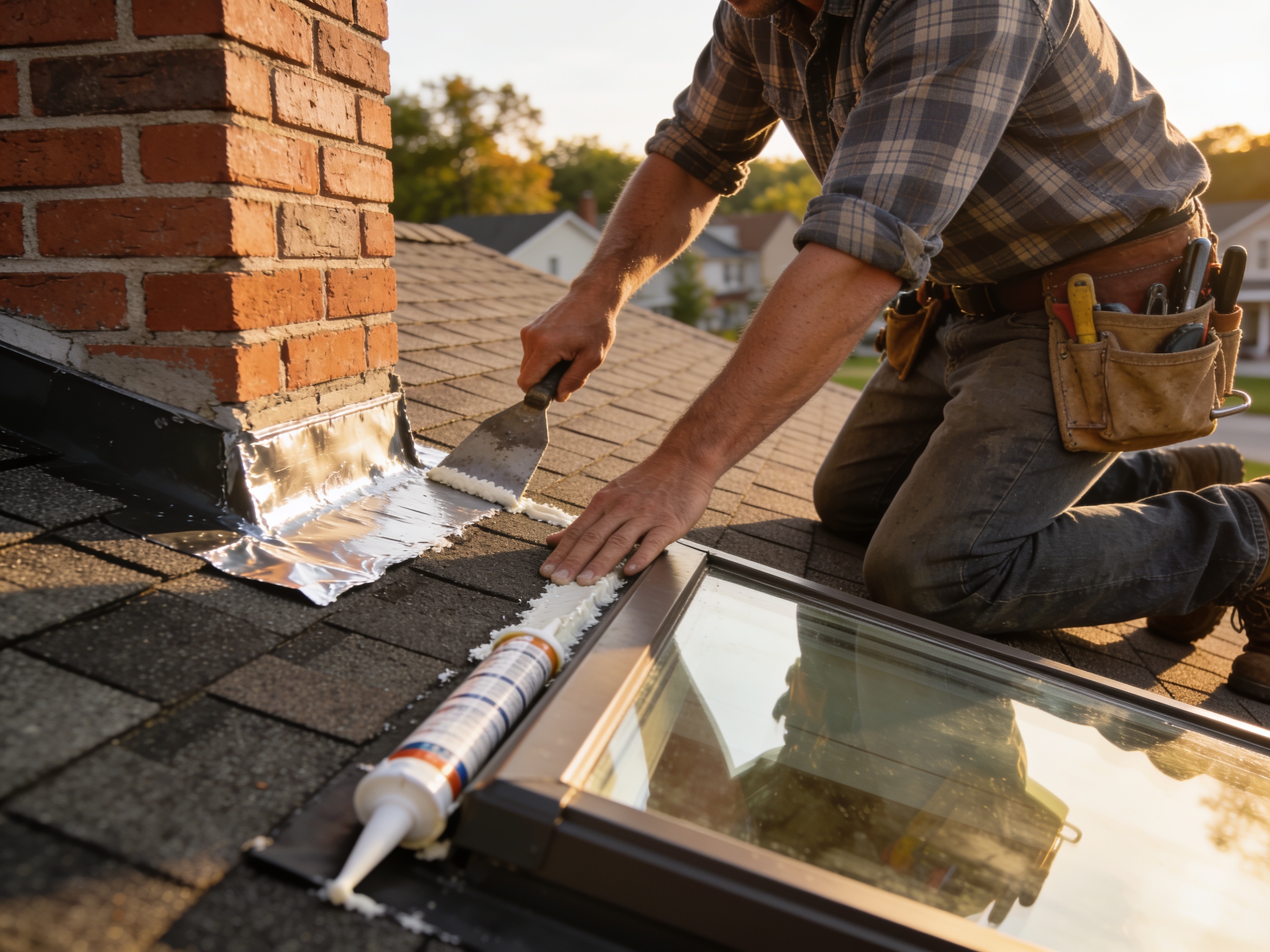 Fixing Leaks Around Chimneys and Skylights in Beaumont Homes