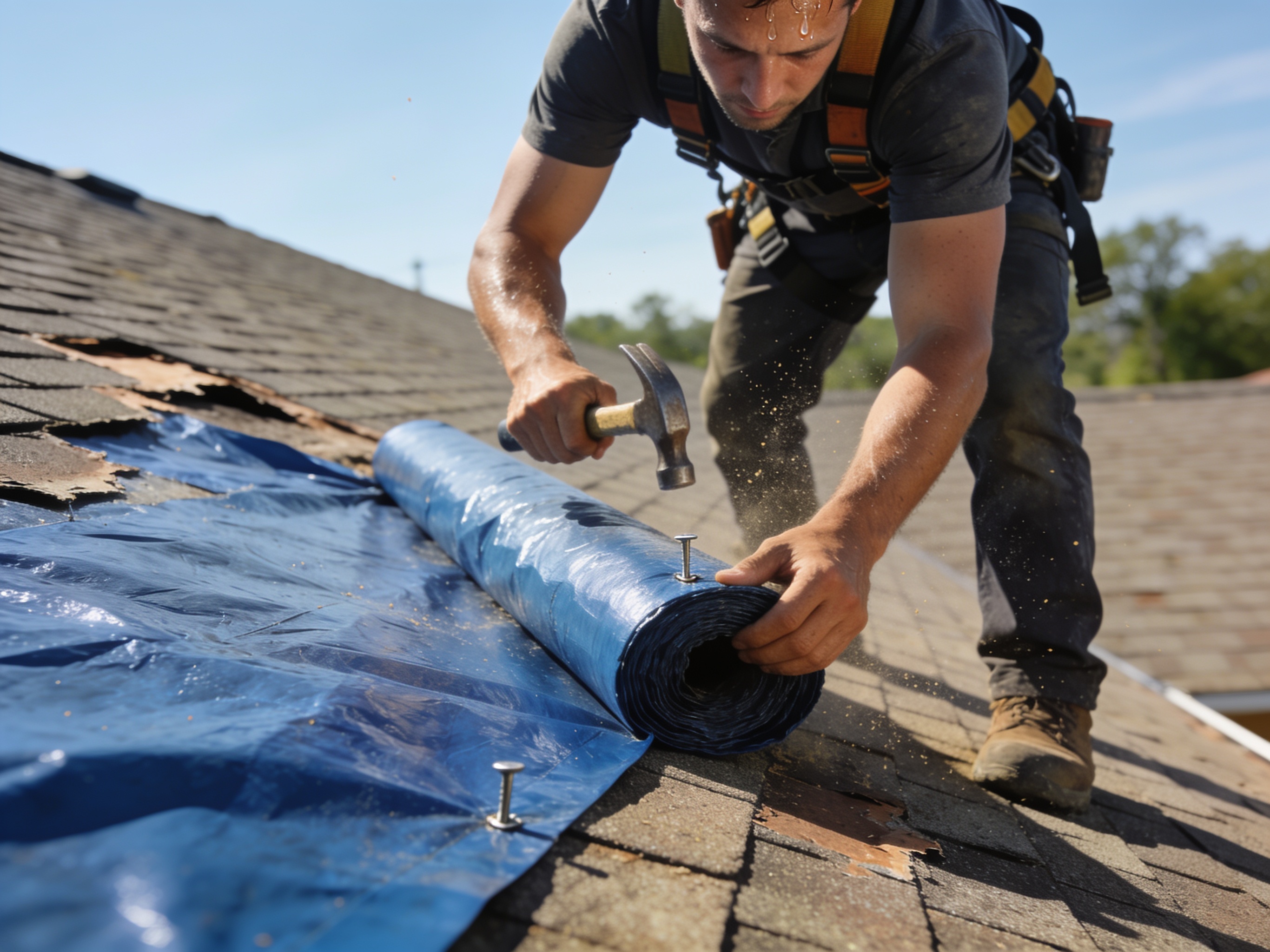 Roof Tarping in Beaumont, TX